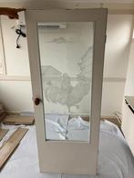 Deur met glas - Kippen, Ophalen, Gebruikt, Minder dan 80 cm, Binnendeur