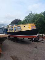 Platbodum tiny woonboot motorboot kruiser opknapper boot, Ophalen, Gebruikt, Staal, Benzine