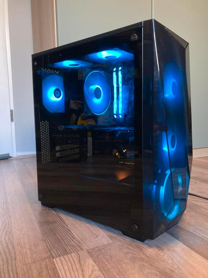 Gaming PC Ryzen 7 5700X, 32GB RAM, GTX 1070 Ti, Computers en Software, Desktop Pc's, Gebruikt, 4 Ghz of meer, SSD, 32 GB, Met videokaart