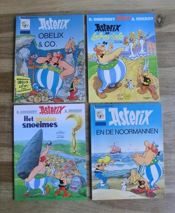 4 stripboeken uit de reeks van Asterix & Obelix beschikbaar voor biedingen