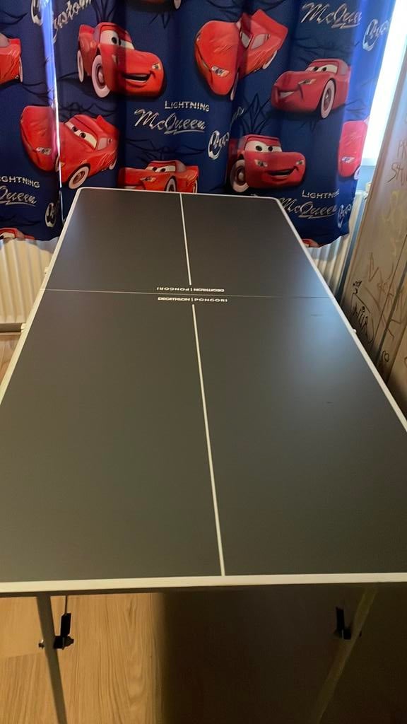 Tafeltennis tafel decathlon pongori, Sport en Fitness, Tafeltennis, Ophalen, Zo goed als nieuw, Tafel Indoor