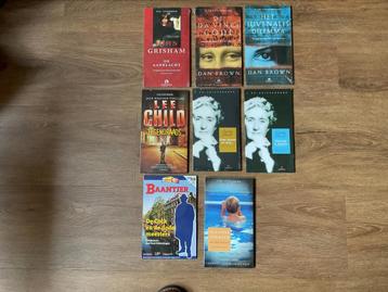 Grisham Dan brown Baantje Agatha Christie Vermeer  8 stuks beschikbaar voor biedingen