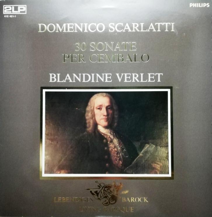 Scarlatti- Blandine Verlet – 30 Sonate Per Cembalo 2LP, Cd's en Dvd's, Vinyl | Klassiek, Zo goed als nieuw, Classicisme, Kamermuziek