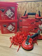 Rubi cyclone levelling en 2x zuignap, Ophalen of Verzenden, Zo goed als nieuw, Overige materialen, Vloertegels
