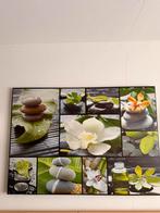 Zen Print - Stenen, Bamboe & Orchidee, Huis en Inrichting, Woonaccessoires | Schilderijen, Tekeningen en Foto's, Ophalen, Zo goed als nieuw