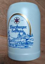 Würzburger Hofbräu Biermok – 0,5 L – Nieuw, Ophalen, Nieuw, Glas of Glazen, Overige merken