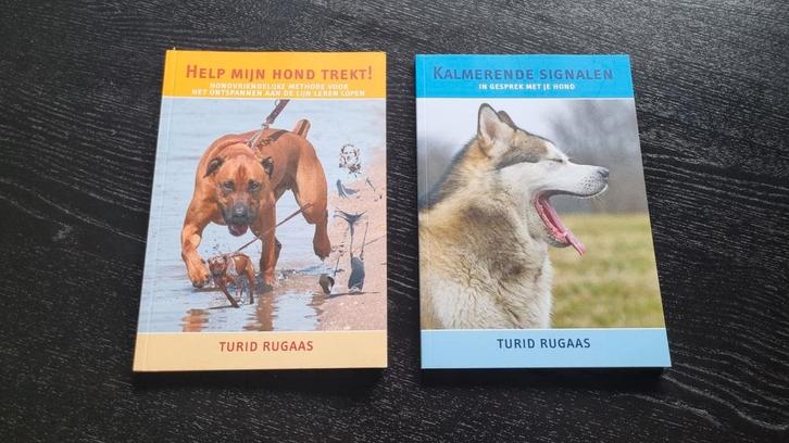 VERKOCHT - Turid Rugaas 'setje' van 2 boeken, Boeken, Dieren en Huisdieren, Zo goed als nieuw, Honden, Ophalen of Verzenden