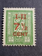 068) BELASTINGZEGEL RENTEZEGEL LOONKLASSE III- I-II 7 1/2 C, Postzegels en Munten, Postzegels | Nederland, T/m 1940, Verzenden