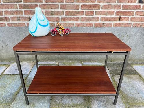 Vintage mid century teak salontafel, Huis en Inrichting, Tafels | Salontafels, Ophalen of Verzenden