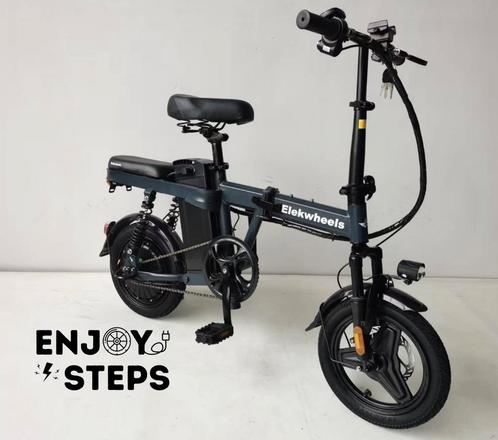 NIEUW Elekwheels Elektrische Vouwfiets Legaal 25kmh Garantie, Fietsen en Brommers, Steps, Nieuw, Kickbike, Ophalen of Verzenden