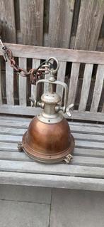 Vintage Industriële Hanglamp van Koper, Ophalen