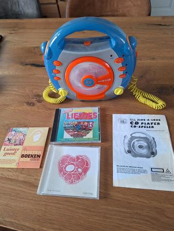 Sing-A-Long CD Speler Kinderen + 3 CD's beschikbaar voor biedingen