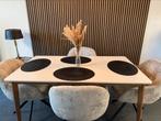 Eettafel, Huis en Inrichting, Tafels | Sidetables, Ophalen of Verzenden, Zo goed als nieuw, Rechthoekig