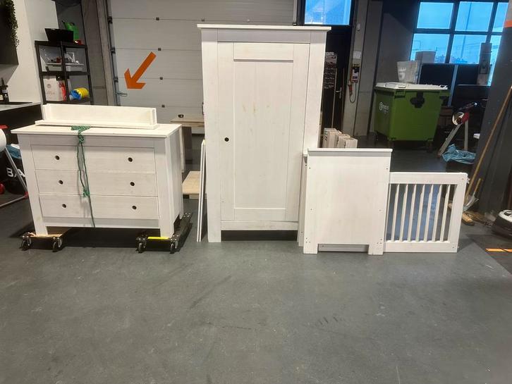 Bopita babykamer whitewash, Kinderen en Baby's, Kinderkamer | Complete kinderkamers, Gebruikt, Jongetje of Meisje, Ophalen