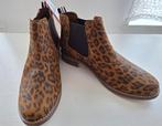 s.Oliver nieuwe leren panter enkellaarsjes laarsjes, maat 41, Bruin, Lage of Enkellaarzen, Nieuw, Ophalen of Verzenden