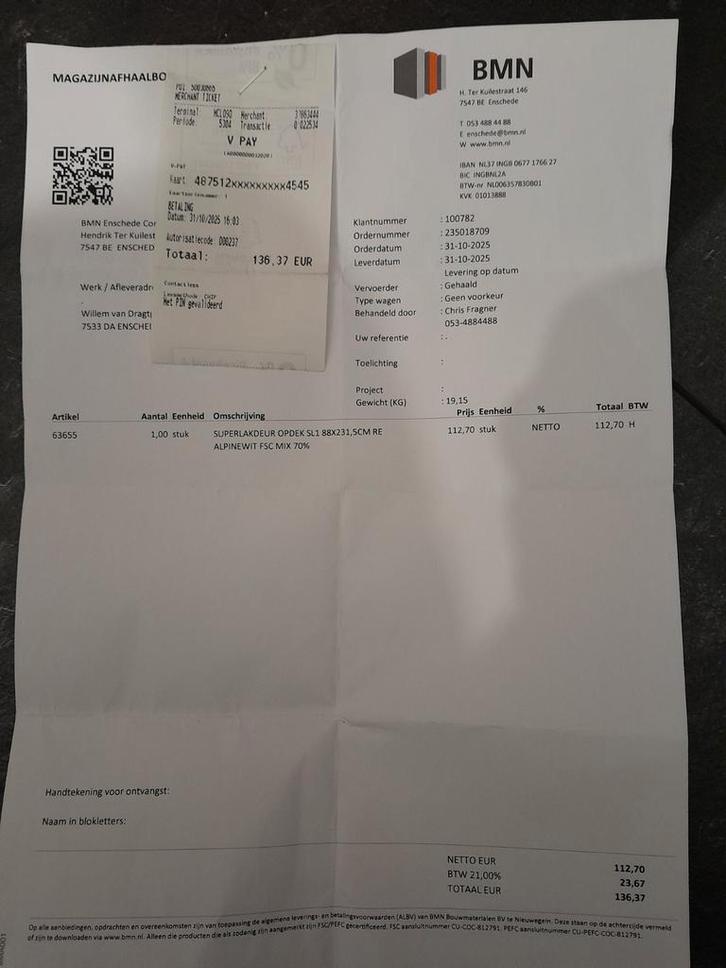 Nieuwe Svedex binnendeur 88x231,5 cm -  NIEUW!!!, Doe-het-zelf en Verbouw, Deuren en Horren, Nieuw, Binnendeur, 215 cm of meer