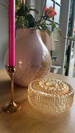 Vintage plafonniere goud parelmoer, Huis en Inrichting, Lampen | Plafondlampen, Ophalen of Verzenden, Zo goed als nieuw