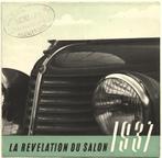 Amilcar 1937 folder brochure automobile, Ophalen of Verzenden, Zo goed als nieuw, Overige merken