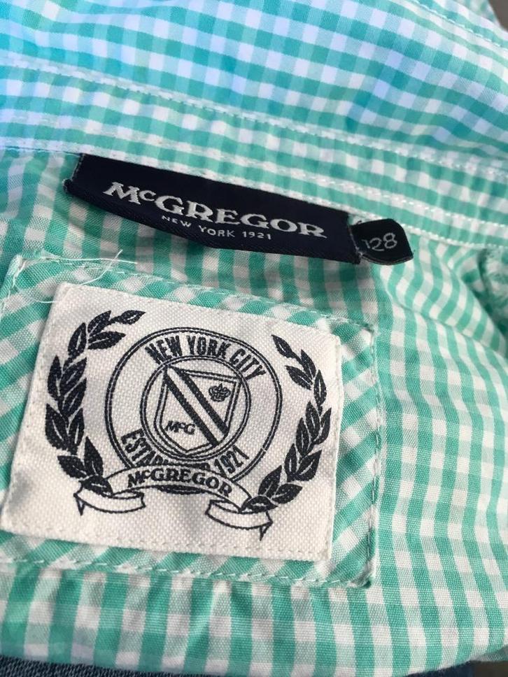 MCGREGOR bloesje druk knoopjes nieuwstaat maat 128 ZY, Kinderen en Baby's, Kinderkleding | Maat 128, Zo goed als nieuw, Meisje