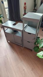 SoBuy Badkamerset - Opbergkast en Onderkast, Ophalen, (Half)hoge kast, Minder dan 50 cm, Gebruikt