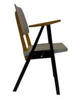 Vintage Zwager Ermeloo, Palais De Tokyo stoel 50's design, Gebruikt, Vintage stoel, Vintage stoel, Ophalen of Verzenden