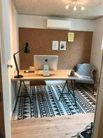 Zwart wit vloerkleed  (wol) 163x225 cm, Huis en Inrichting, Stoffering | Tapijten en Kleden, Ophalen, Gebruikt, 150 tot 200 cm