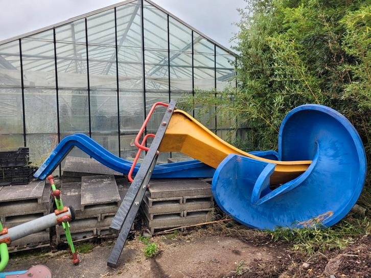 Speeltuin Onderdelen - Glijbaan, Schommel, Klimrek, Kinderen en Baby's, Speelgoed | Buiten | Speeltoestellen, Gebruikt, Glijbaan