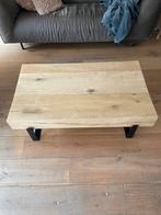 Robuuste Eiken Salontafel - Uniek Design!, Huis en Inrichting, Tafels | Salontafels, 100 tot 150 cm, Eikenhout, Zo goed als nieuw