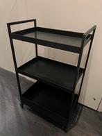 IKEA NISSAFORS trolley - Zwart, Ophalen, Zwart, Zo goed als nieuw, Metaal