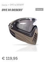 Dye i4 Desert Paintball Airsoft Masker - Nieuw!, Sport en Fitness, Ophalen of Verzenden, Nieuw