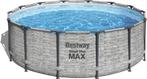 Bestway Steel Pro MAX Opzetzwembad - 427x122 cm - Steenpring, Ophalen, Minder dan 80 cm, Rond, Opzetzwembad