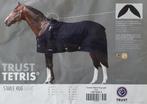 Paardendeken / Staldeken TRUST Tetris 135/185/6.3 Navy OP=OP, Dieren en Toebehoren, Paarden en Pony's | Dekens en Dekjes, Ophalen of Verzenden