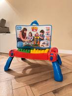 Mega Bloks Tafel + Blokken, Kinderen en Baby's, Speelgoed | Bouwstenen, Ophalen, Gebruikt, Megabloks
