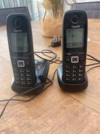 Draadloze telefoons, Telecommunicatie, Vaste telefoons | Handsets en Draadloos, Gebruikt, 2 handsets, Ophalen