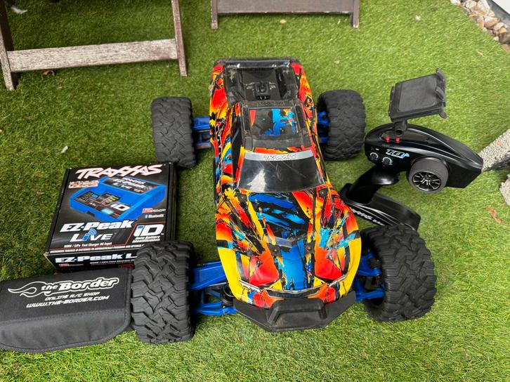 Upgraded Traxxas Maxx 4S, Hobby en Vrije tijd, Modelbouw | Radiografisch | Auto's, Gebruikt, Auto offroad, Elektro, Schaal 1:10