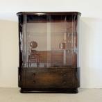 Highboard vitrine in chique Art Deco stijl, Met deur(en), 100 tot 150 cm, Ophalen of Verzenden, Zo goed als nieuw