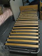 Inklapbaar  logeerbed + stevig matras, Ophalen, Eenpersoons, Bruin, 190 cm of minder