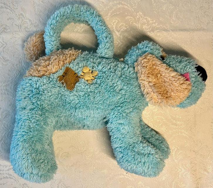 Kinder tasje hondje, Kinderen en Baby's, Speelgoed | Knuffels en Pluche, Zo goed als nieuw, Hond, Ophalen of Verzenden