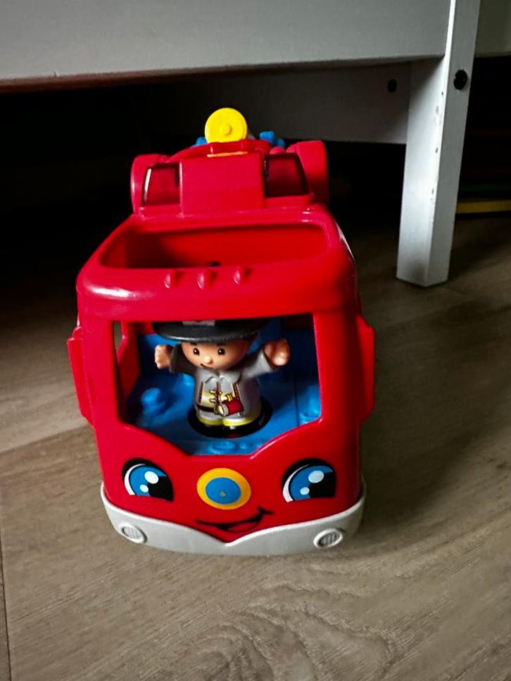 Little people brandweerwagen Fischer Price, Kinderen en Baby's, Speelgoed | Fisher-Price, Zo goed als nieuw, Ophalen of Verzenden