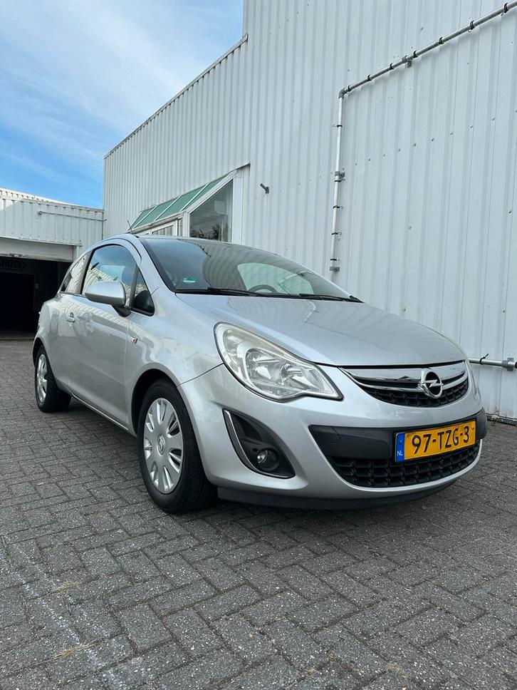 Opel Corsa 1.2 16V LPG 3D 2012 Grijs, Auto's, Opel, Particulier, ABS, Adaptieve lichten, Adaptive Cruise Control, Airbags, Airconditioning