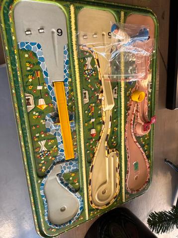 Vintage Blikken Mini-Golfspel Swiss Made '50/'60 Compleet beschikbaar voor biedingen