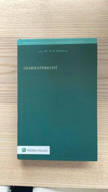 J.L.W. Broeksteeg - Gemeenterecht beschikbaar voor biedingen