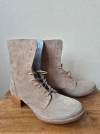 Fred de la bretoniere enkellaarsjes bruin/ beige maat 41, Ophalen of Verzenden, Zo goed als nieuw, Bruin