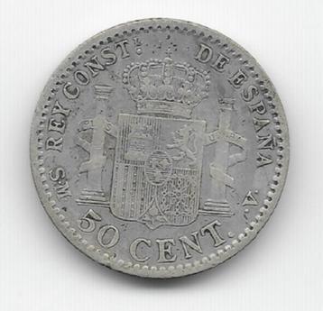 Spanje 50 centimos 1904 (10) KM# 705 beschikbaar voor biedingen
