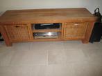 TV meubel van teak hout, Ophalen, 150 tot 200 cm, Teakhout, Zo goed als nieuw
