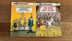 2 stuks blauwbloezen strips 1e druk, Europa, Ophalen of Verzenden, Zo goed als nieuw, Lambil & Cauvin
