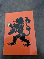3551 Oranje Leeuw met Bier Sticker, Ophalen of Verzenden