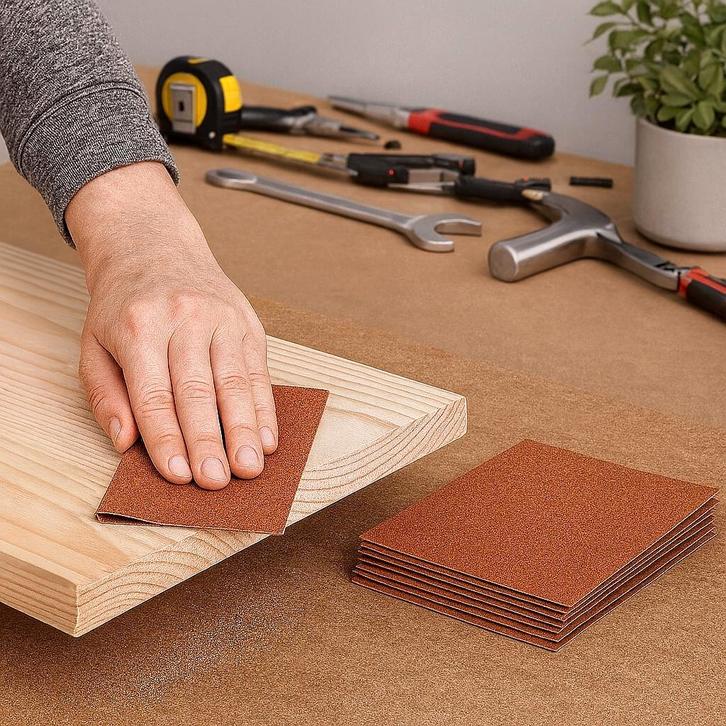 Partij 10-pack schuurpapier korrel 40, Doe-het-zelf en Verbouw, Gereedschap | Handgereedschap, Nieuw, Ophalen of Verzenden