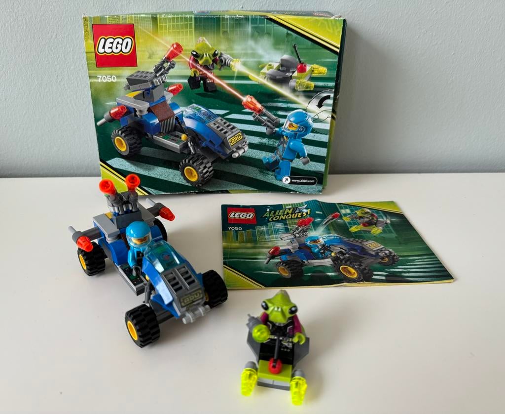 Lego Alien conquest - Alien verdediger - 7050, Ophalen of Verzenden, Zo goed als nieuw, Complete set, Lego