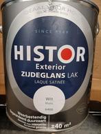 Histor Zijdeglans Lak Wit - 2.5L, Wit, Ophalen of Verzenden, Zo goed als nieuw, Lak